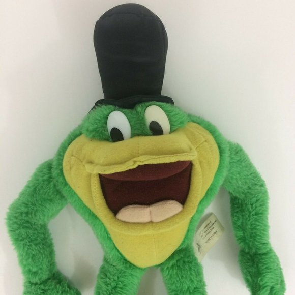 Looney Tunes Warner Brothers Michigan J. Frog Plush 15" 1996 Stuffed Animal Toy - Picture 2 of 11